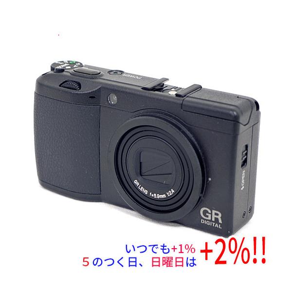 【いつでも+1％！5のつく日と日曜日は+2%！】【爆買】【中古】RICOH製 GR DIGITAL II ブラック 1001万画素 本体のみ