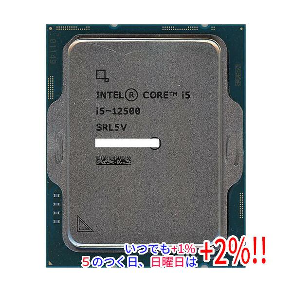 Intel Core i5-12500 CPU (中古） インテル（intel） 【中古】Core i5 12500 3.0GHz LGA1700 65W SRL5V