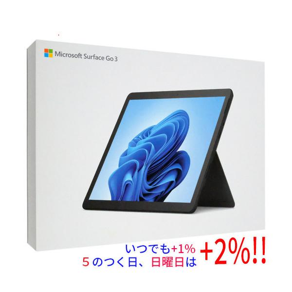 【商品名：】マイクロソフト Surface Go 3 8VA-00030 マットブラック 訳あり 元箱あり　／　【商品状態：】動作確認済みの中古品です。／ ／ ※バッテリー不良により電源コードを差した状態でしか動作しません。(電源コードを外...