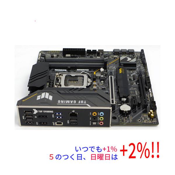 【中古】ASUS製 MicroATXマザーボード TUF GAMING B560M-PLUS LGA1200