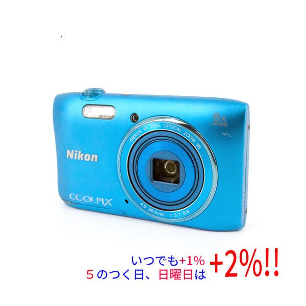 ニコン（Nikon） 【中古】Nikon製 デジカメ COOLPIX S3600 ブルー/2005
