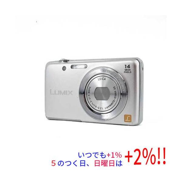 LUMIX 【中古】Panasonic DMC-FH6-S シルバー/1410万画素 本体のみ