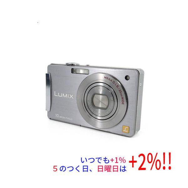 【いつでも+1％！5のつく日と日曜日は+2%！】【爆買】【中古】Panasonic LUMIX DMC-FX500-S シルバー/1010万画素 液晶画面いたみ 元箱あり