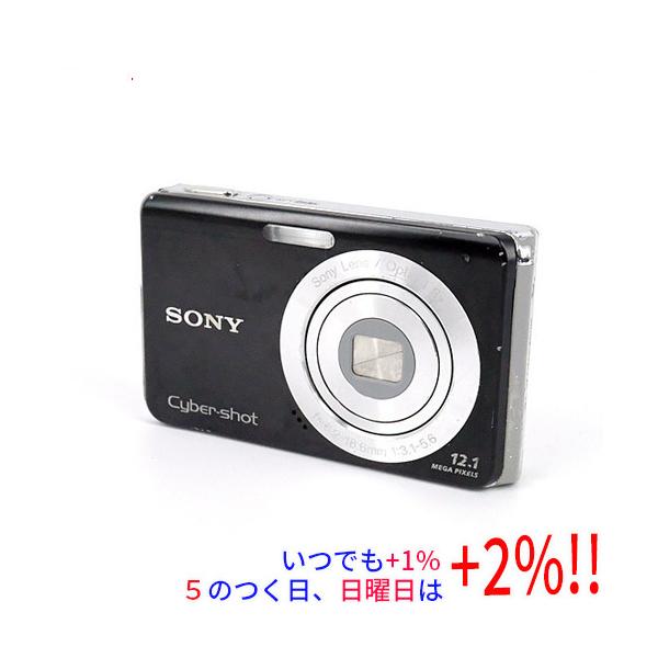 【商品名：】SONY製 Cyber-shot DSC-W190 ブラック 1210万画素 本体のみ 本体いたみ　／　【商品状態：】動作確認済の中古品です。／／※本体に塗装剥げが見られます。／／※中古品ですので、傷、汚れ等がございます。／ご理...