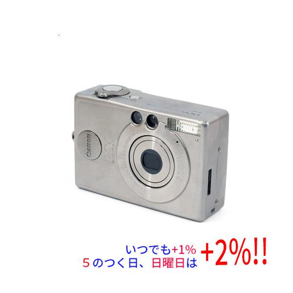 【いつでも+1％！5のつく日と日曜日は+2%！】【爆買】【中古】Canon製 IXY DIGITAL 200a 端子カバー・電池カバーなし