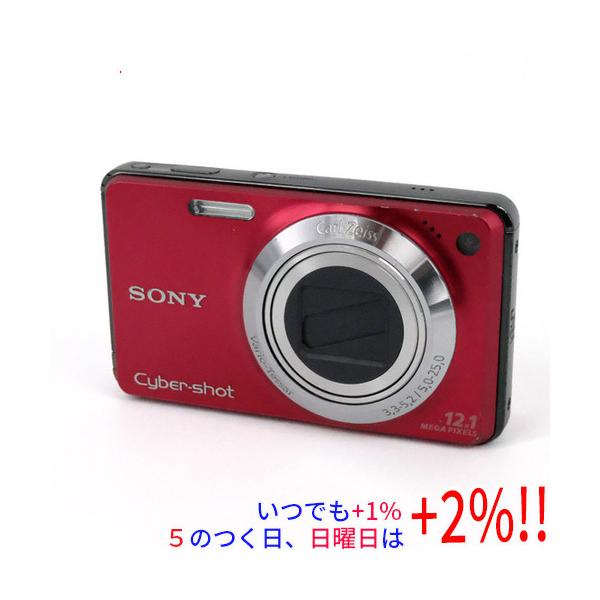 【いつでも+1％！5のつく日と日曜日は+2%！】【爆買】【中古】SONY製 Cyber-shot DSC-W270 レッド 1210万画素 訳あり