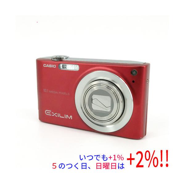 【いつでも+1％！5のつく日と日曜日は+2%！】【爆買】【中古】CASIO製 デジタルカメラ EXILIM ZOOM EX-Z200 レッド 1010万画素 本体のみ