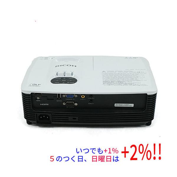 【商品名：】Ricoh エントリープロジェクター PJ S2440　／　【商品状態：】動作確認済の中古品です。／ ／ ※中古品ですので、傷、汚れ等ある場合がございます。／ご理解の上、ご検討お願いします。　／　【検索用キーワード：】≪リコー≫...