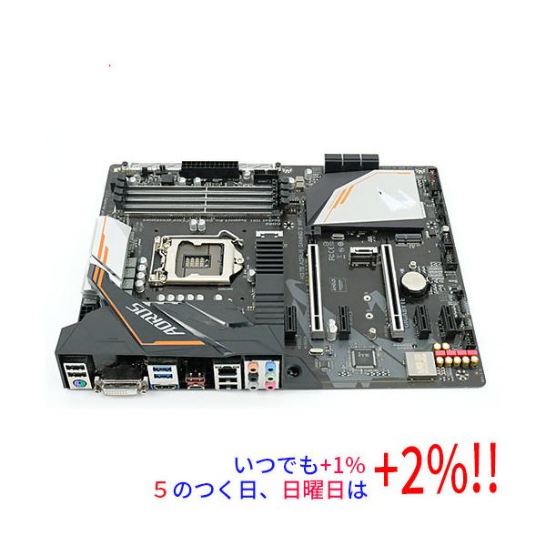 【商品名：】GIGABYTE ATXマザーボード H370 AORUS GAMING 3 WIFI Rev.1.0 LGA1151 本体いたみ　／　【商品状態：】動作確認済みの中古品です。／／※PCIEスロットのツメがありません。／／※中古...