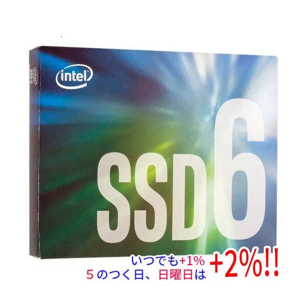 中古】Intel製 SSD 660p SSDPEKNW020T8X1 2TB 100〜200時間以内 元箱