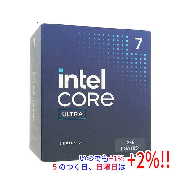 中古】Core Ultra 7 265 2.4GHz LGA1851 SRQCX 元箱あり : エクセラー