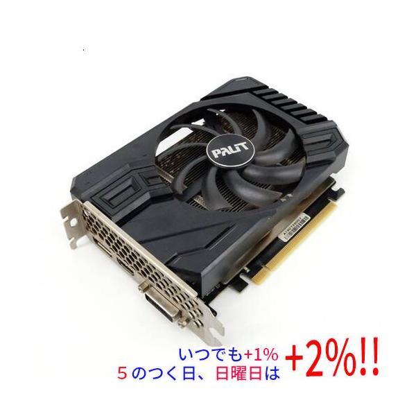 【商品名：】PALIT GeForce GTX 1660 Ti StormX 6GB NE6166T018J9-161F PCIExp 6GB 訳あり　／　【商品状態：】動作確認済みの中古品です。／ ／ ※本体に白錆があります。 ／ ※中古...