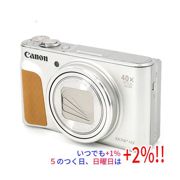 中古】Canon製 PowerShot SX740 HS シルバー 2030万画素 : エクセラー
