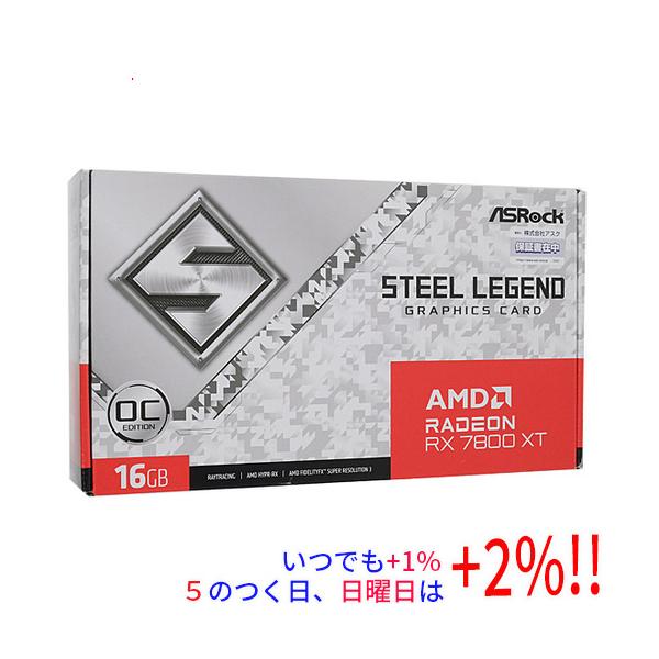 ASRock（アスロック） 【中古】ASRock グラボ Radeon RX 7800 XT Steel