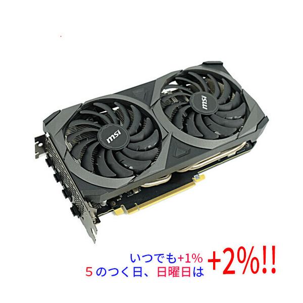 グラフィックボード・グラボ・ビデオカード msi GeForce RTX 3060 Ti VENTUS 2X 8GB MSI 【中古】MSI グラボ GeForce RTX 3060 Ti VENTUS 2X OC PCIExp 8GB