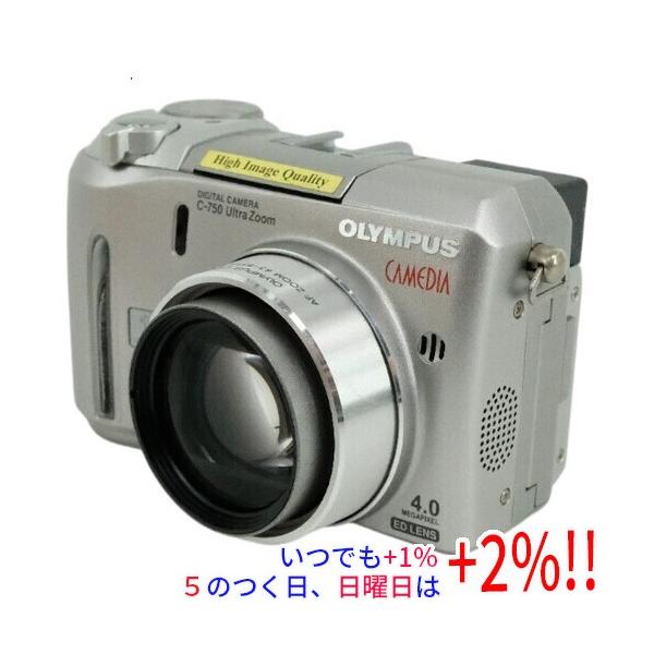 CAMEDIA 【中古】OLYMPUS デジタルカメラ C-750 Ultra Zoom 400万画素