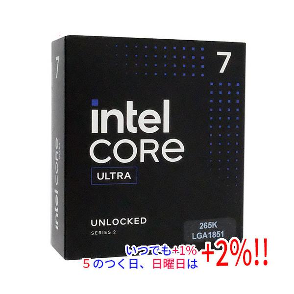 インテル（intel） 【中古】Core Ultra 7 265K 3.9GHz LGA1851 SRQCW