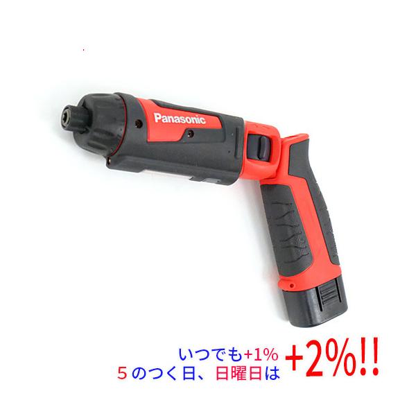 他サイト： Panasonic 充電スティックドリルドライバー 7.2V EZ7421LA2S-R 赤の商品画像