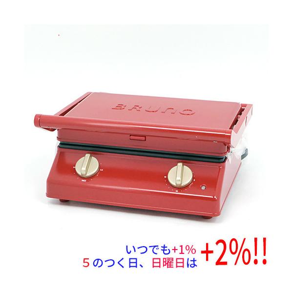 【商品名：】BRUNO グリルサンドメーカー ダブル BOE084-RD レッド　／　【商品状態：】新品。　／　【検索用キーワード：】 BRUNO グリルサンドメーカー ダブル BOE084-RD [レッド]　／　【型番：】 BOE084-...
