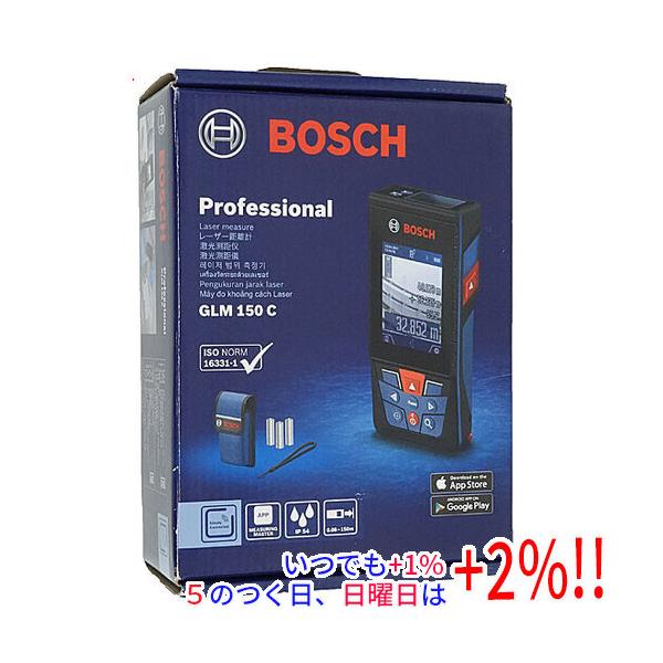 【商品名：】【新品(開封のみ)】 BOSCH レーザー距離計 GLM150C　／　【商品状態：】新品未使用。開封のみの未使用品です。　／　【検索用キーワード：】≪レーザー距離計≫ GLM150C　／　【型番：】GLM150C　／　【商品説明...