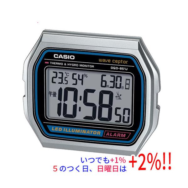 カシオ CASIO 目覚まし時計 ウェーブセプター DQD-851J-8JF CASIO（カシオ） 目覚まし時計 wave ceptor DQD-851J-8JF : エクセラー