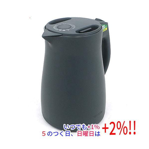 TIGER 電気ケトル スゴ軽 1.5L PCT-A150-KO オフブラック [管理:1100063256]