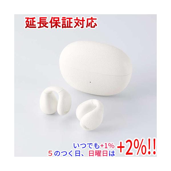 ELECOM エレコム オープンイヤー型イヤーカフタイプ完全ワイヤレスイヤホン LBT-OWS03WH ホワイト【いつでも+1％！5のつく日と日曜日は+2%！】　爆買