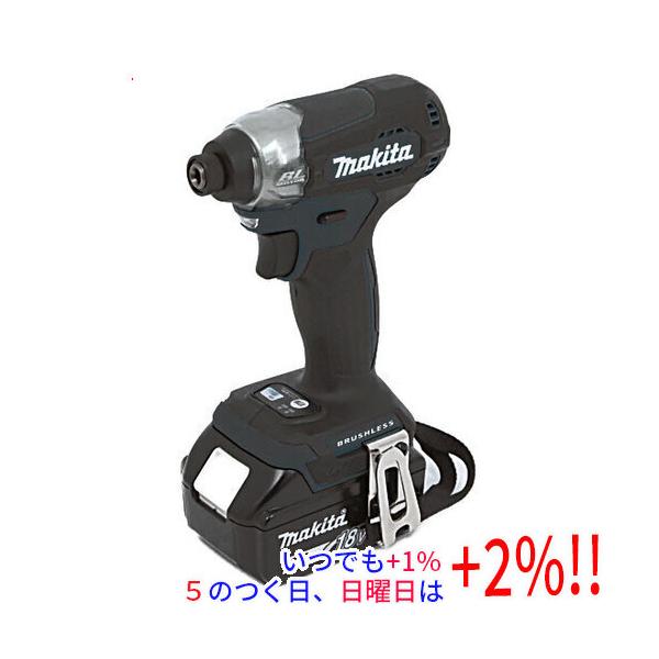 【新品訳あり】 マキタ 充電式インパクトドライバー 18V 6.0Ah TD157DRGXB 黒 ケース・取扱説明書なし【いつでも+1％！5のつく日と日曜日は+2%！】 爆買
