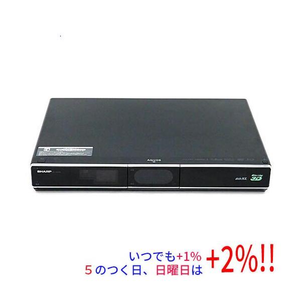 【中古】SHARP AQUOS ブルーレイディスクレコーダー BD-HDW63 リモコンなし【いつでも+1％！5のつく日と日曜日は+2%！】　爆買