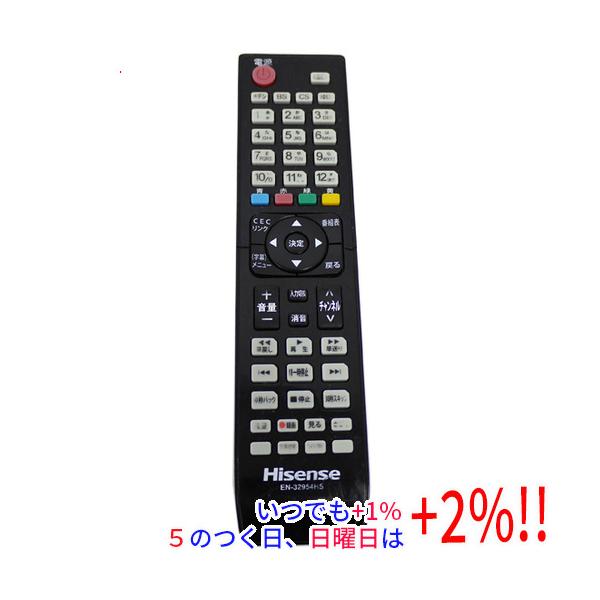 Hisense 32V型 液晶 テレビ リモコン 中古 ハイセンス（HISENSE） 【中古】ハイセンス 液晶テレビ用リモコン EN