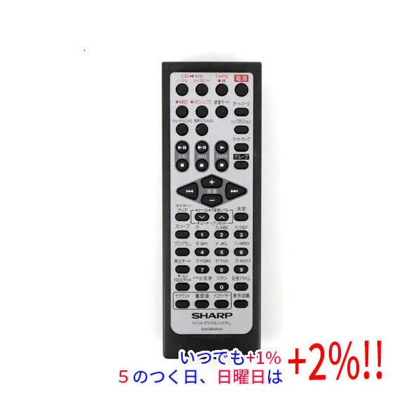 SHARP（シャープ） 【中古】SHARP オーディオリモコン GA036AWSA