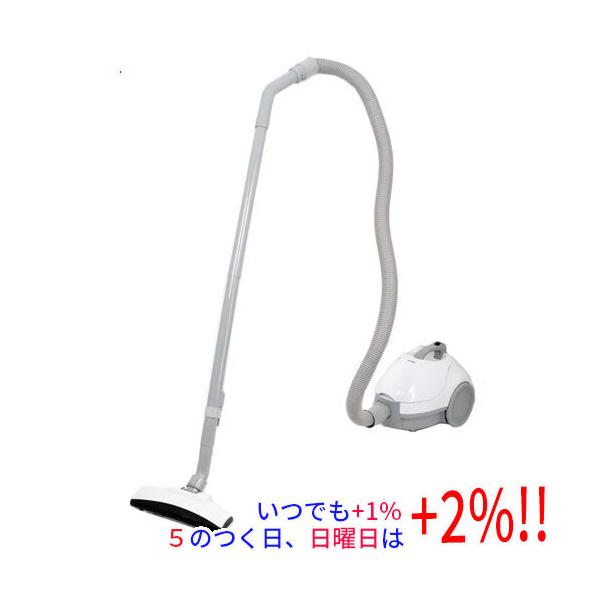 値下げ　キャニスター掃除機 ZKC-300 ホワイト 紙パック式 2024年購入 山善 紙パック式掃除機 ZKC-300（W）（ホワイト） [紙パック式] 掃除機