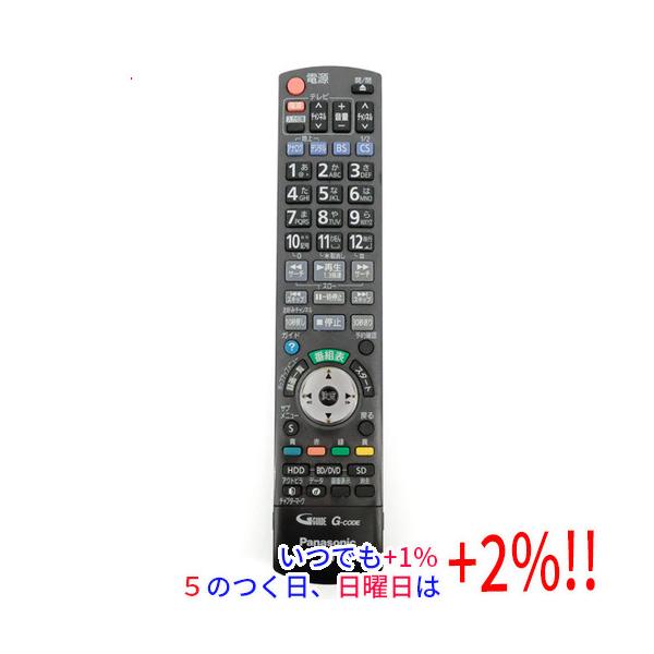 Panasonic BDレコーダー用リモコン N2QBYB000040 Panasonic（パナソニック） 【中古】Panasonic ブルーレイディスク
