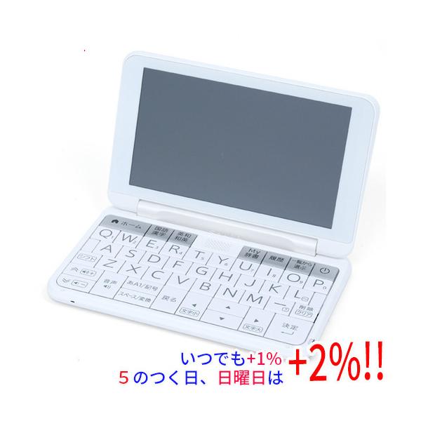 【商品名：】SHARP製 カラー電子辞書 Brain 生活教養モデル PW-A1-W ホワイト 元箱あり　／　【商品状態：】動作確認済の中古品です。／ ／ ※中古品ですので、傷、汚れ等ある場合がございます。／ご理解の上、ご検討お願いします。...