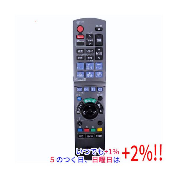 中古】Panasonic ブルーレイディスクレコーダー用リモコン