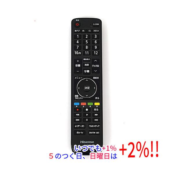 Hisense 32V型 液晶 テレビ リモコン 中古 ハイセンス（HISENSE） 【中古】ハイセンス 液晶テレビ用リモコン