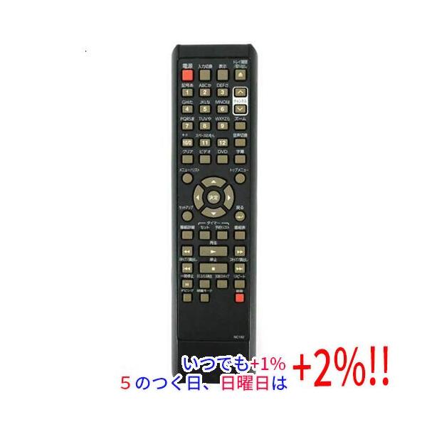 リモコン（FUNAI） FUNAI（フナイ） 【中古】フナイ DVDリモコン NC182【いつでも+1％！5