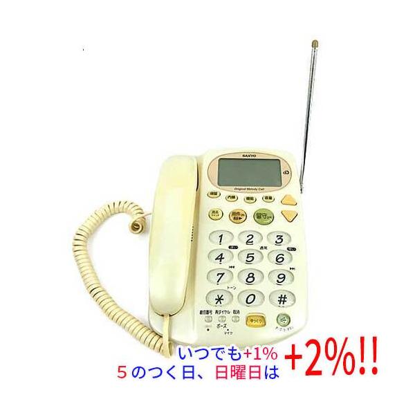 SANYO 【中古】SANYO 留守番電話機 テ・ブ・ラ・コードるす TEL-D5 親