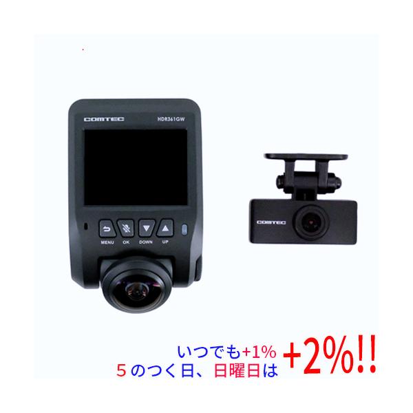 未使用新品★comtecコムテック　HDR361GW ドライブレコーダー コムテック（Comtec） 【中古】コムテック ドライブレコーダー
