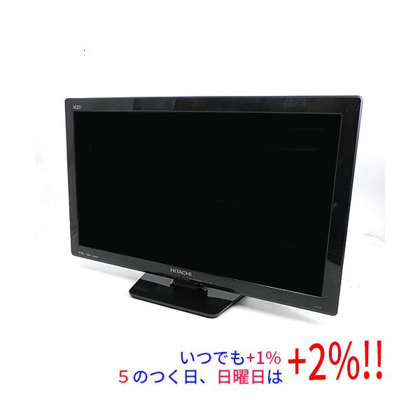 【中古】HITACHI 24V型 液晶テレビ Wooo L24-A5 2018年製 リモコンなし【いつでも+1％！5のつく日と日曜日は+2%！】　爆買