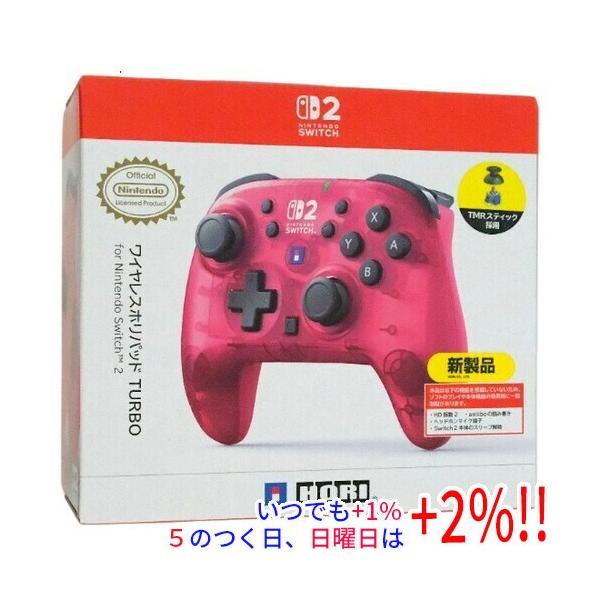 HORI（ホリ） ワイヤレスホリパッド TURBO for Nintendo Switch 2 NSX