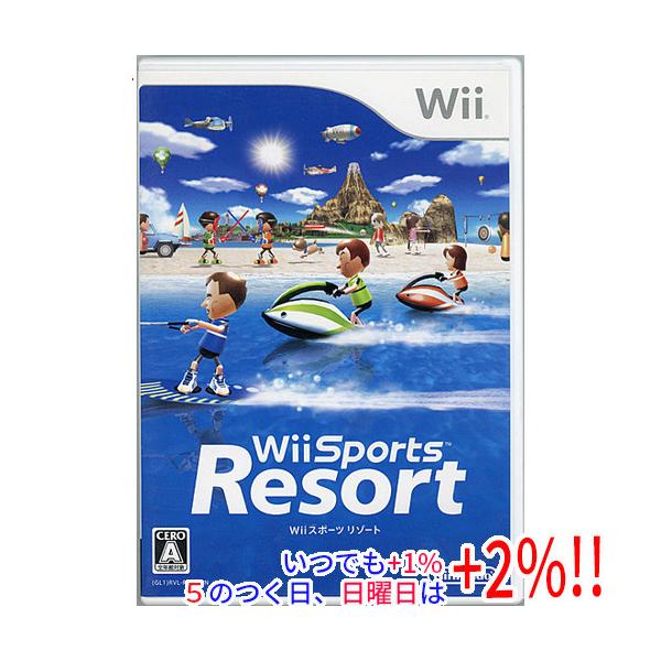 【商品名：】Wii Sports Resort Wii　／　【商品状態：】開封済みの中古品です。☆ケース・説明書付き！／／ ※本商品は、『Wii Sports Resort Wiiリモコンプラスパック』に同梱されていたものです。／ ／ ※デ...
