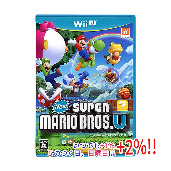 【中古】New スーパーマリオブラザーズ U Wii U カバー・ケースいたみ爆買