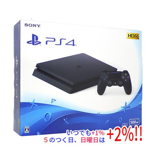 【中古】SONY プレイステーション4 500GB ブラック CUH-2100AB01 コントローラーなし 元箱あり【いつでも+1％！5のつく日と日曜日は+2%！】　爆買