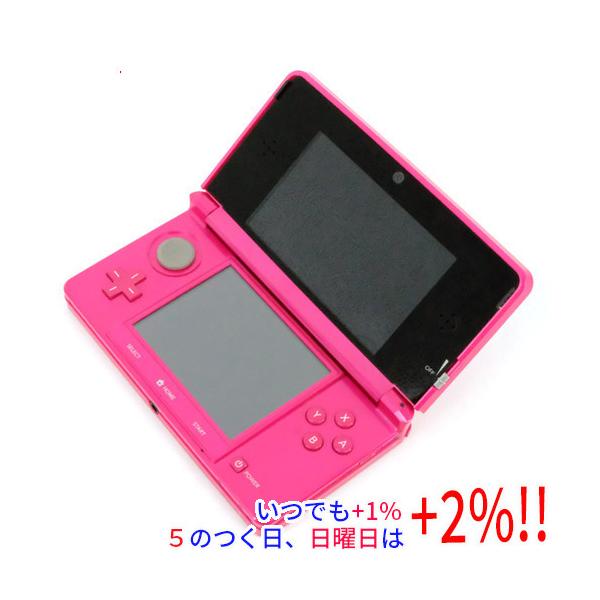 【中古】任天堂 ニンテンドー3DS グロスピンク CTR-S-PDBA【いつでも+1％！5のつく日と日曜日は+2%！】　爆買