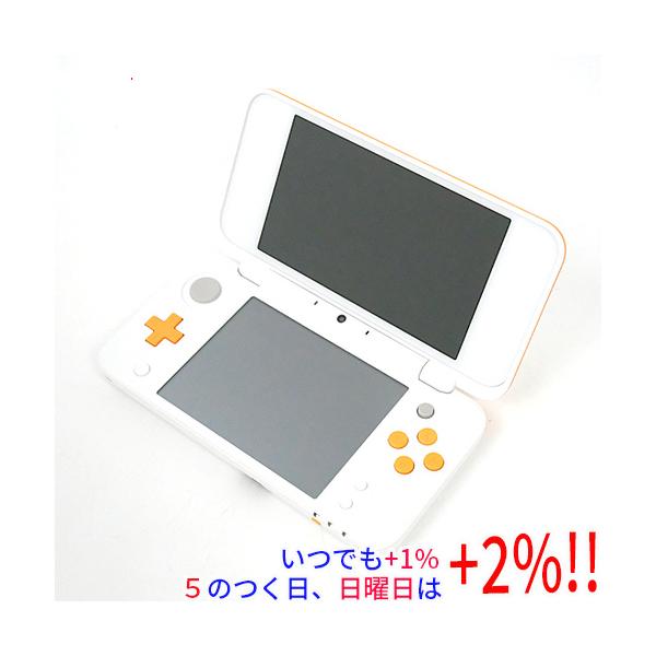 【中古】任天堂 Newニンテンドー2DS LL ホワイト×オレンジ【いつでも+1％！5のつく日と日曜日は+2%！】　爆買