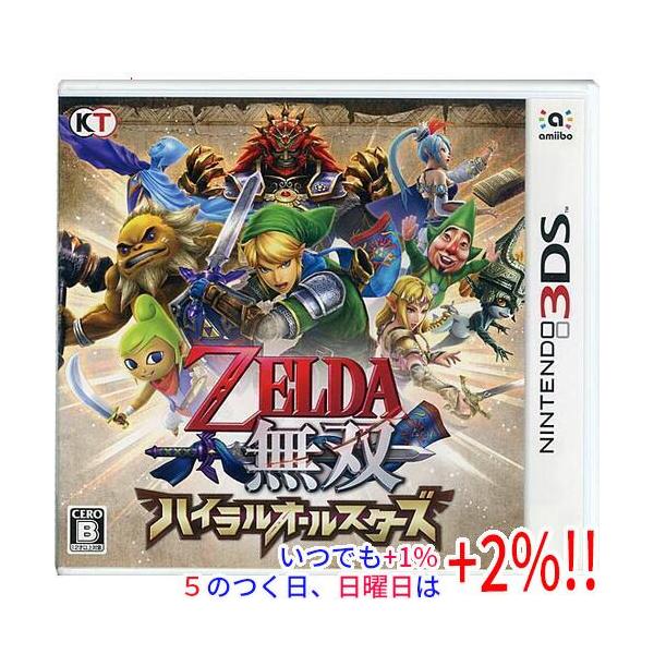 【商品名：】ゼルダ無双 ハイラルオールスターズ 3DS　／　【商品状態：】開封済みの中古品です。☆ケース・説明書付き！／／※本商品は、製品の性質上、返品はお受けできませんのでご了承ください。　／　【検索用キーワード：】≪ニンテンドー3DS ...