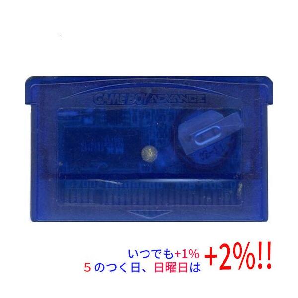 【商品名：】ポケットモンスターサファイア GBA  ソフトのみ ラベルなし　／　【商品状態：】開封済みの中古品です。※ソフトのみの出品です。／／※ソフトのラベルがありません。ご理解の上、ご検討よろしくお願いします。／ ／ ※本商品は、製品の...
