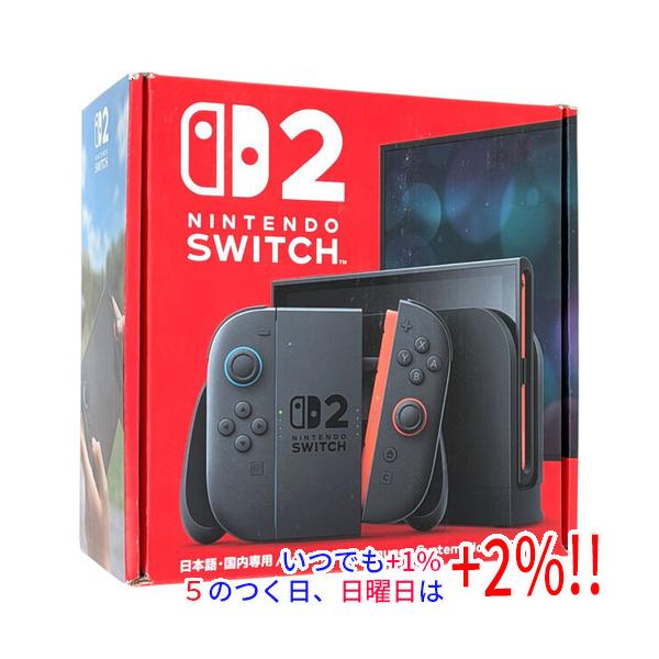 【中古】任天堂 Nintendo Switch 2 BEE-S-KB6CA 元箱あり【いつでも+1％！5のつく日と日曜日は+2%！】　爆買
