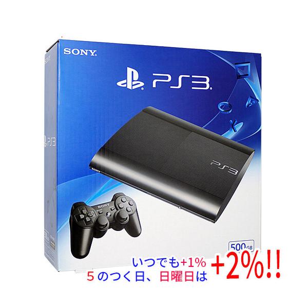 【中古】SONY プレイステーション3 500GB ブラック CECH-4300C 訳あり 元箱あり【いつでも+1％！5のつく日と日曜日は+2%！】　爆買